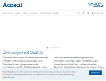 Tablet Screenshot of mobile.aareal-bank.com
